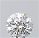 Natural Diamond 0.40 Carats, Round with Excellent Cut, F Color, SI1 Clarity and Certified by GIA