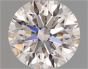 Natural Diamond 0.40 Carats, Round with Excellent Cut, F Color, SI1 Clarity and Certified by GIA