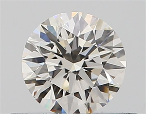 Picture of Natural Diamond 0.40 Carats, Round with Excellent Cut, J Color, VVS1 Clarity and Certified by GIA