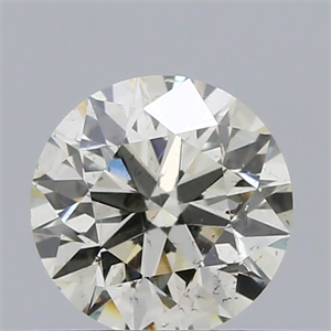 Picture of Natural Diamond 0.50 Carats, Round with Excellent Cut, K Color, SI2 Clarity and Certified by IGI