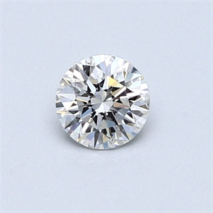 Picture of Natural Diamond 0.40 Carats, Round with Very Good Cut, F Color, SI1 Clarity and Certified by GIA