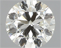 Natural Diamond 0.70 Carats, Round with Very Good Cut, J Color, SI1 Clarity and Certified by IGI