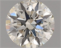 Natural Diamond 0.55 Carats, Round with Excellent Cut, I Color, VS1 Clarity and Certified by IGI