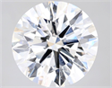 Natural Diamond 2.50 Carats, Round with Excellent Cut, H Color, SI2 Clarity and Certified by GIA