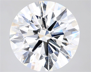 Picture of Natural Diamond 2.50 Carats, Round with Excellent Cut, H Color, SI2 Clarity and Certified by GIA