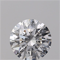 Natural Diamond 0.54 Carats, Round with Excellent Cut, E Color, SI2 Clarity and Certified by IGI