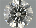 Natural Diamond 0.50 Carats, Round with Excellent Cut, J Color, SI2 Clarity and Certified by IGI