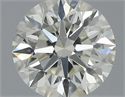 Natural Diamond 0.40 Carats, Round with Excellent Cut, J Color, VVS2 Clarity and Certified by IGI