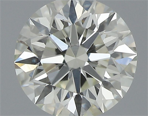 Picture of Natural Diamond 0.40 Carats, Round with Excellent Cut, J Color, VVS2 Clarity and Certified by IGI