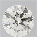 Natural Diamond 0.50 Carats, Round with Excellent Cut, K Color, SI1 Clarity and Certified by GIA