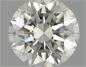 Natural Diamond 0.40 Carats, Round with Excellent Cut, H Color, VS2 Clarity and Certified by IGI