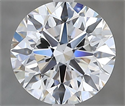 Natural Diamond 2.01 Carats, Round with Excellent Cut, E Color, VS1 Clarity and Certified by GIA