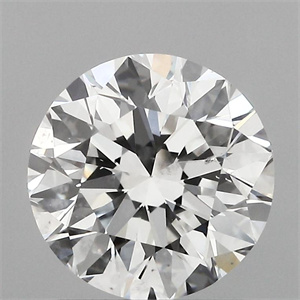 Picture of Natural Diamond 1.80 Carats, Round with Excellent Cut, F Color, SI2 Clarity and Certified by GIA