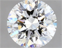 Natural Diamond 0.50 Carats, Round with Very Good Cut, I Color, VS2 Clarity and Certified by GIA