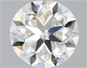 Natural Diamond 0.40 Carats, Round with Good Cut, I Color, VVS2 Clarity and Certified by GIA