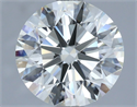 Natural Diamond 2.53 Carats, Round with Excellent Cut, I Color, VS1 Clarity and Certified by IGI