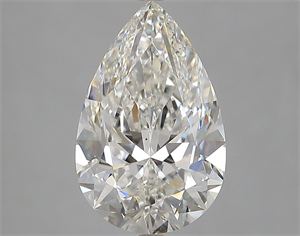 Picture of Natural Diamond 3.52 Carats, Pear with  Cut, G Color, SI1 Clarity and Certified by GIA