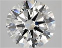 Natural Diamond 3.84 Carats, Round with Excellent Cut, F Color, VS2 Clarity and Certified by GIA