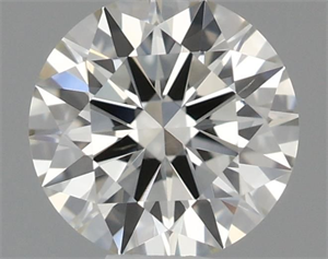 Picture of Natural Diamond 0.40 Carats, Round with Excellent Cut, I Color, VS2 Clarity and Certified by GIA