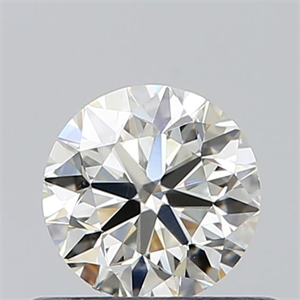 Picture of Natural Diamond 0.50 Carats, Round with Very Good Cut, K Color, VS2 Clarity and Certified by GIA