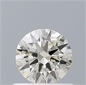 Natural Diamond 0.50 Carats, Round with Excellent Cut, J Color, SI2 Clarity and Certified by IGI