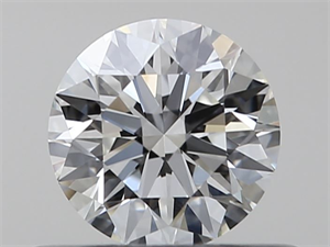 Picture of Natural Diamond 0.40 Carats, Round with Excellent Cut, H Color, VS1 Clarity and Certified by GIA