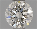 Natural Diamond 0.50 Carats, Round with Very Good Cut, H Color, VS1 Clarity and Certified by IGI