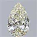 Natural Diamond 1.00 Carats, Pear with  Cut, K Color, VVS2 Clarity and Certified by IGI