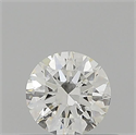 Natural Diamond 0.40 Carats, Round with Excellent Cut, H Color, SI1 Clarity and Certified by GIA