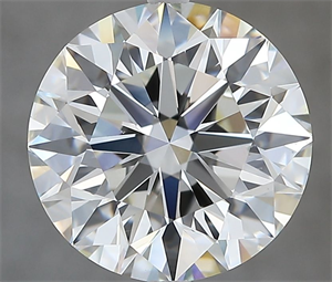 Picture of Natural Diamond 4.01 Carats, Round with Excellent Cut, H Color, VS2 Clarity and Certified by IGI