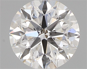 Picture of Natural Diamond 0.40 Carats, Round with Excellent Cut, D Color, SI2 Clarity and Certified by IGI