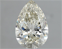 Natural Diamond 1.09 Carats, Pear with  Cut, J Color, VS2 Clarity and Certified by IGI