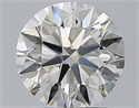 Natural Diamond 1.60 Carats, Round with Excellent Cut, H Color, VS2 Clarity and Certified by GIA