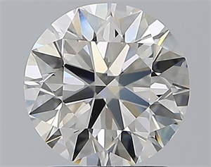 Picture of Natural Diamond 1.60 Carats, Round with Excellent Cut, H Color, VS2 Clarity and Certified by GIA