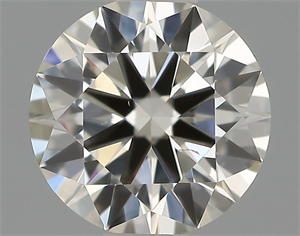 Picture of Natural Diamond 0.50 Carats, Round with Excellent Cut, H Color, VS2 Clarity and Certified by IGI