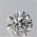 Natural Diamond 0.42 Carats, Round with Excellent Cut, G Color, SI1 Clarity and Certified by GIA