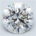 Natural Diamond 2.02 Carats, Round with Excellent Cut, F Color, VS2 Clarity and Certified by GIA