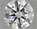 Natural Diamond 0.46 Carats, Round with Excellent Cut, D Color, SI2 Clarity and Certified by GIA