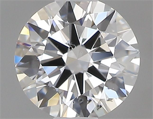 Picture of Natural Diamond 0.46 Carats, Round with Excellent Cut, D Color, SI2 Clarity and Certified by GIA