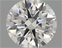 Natural Diamond 0.54 Carats, Round with Excellent Cut, G Color, SI2 Clarity and Certified by IGI