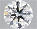 Natural Diamond 4.01 Carats, Round with Excellent Cut, F Color, VVS2 Clarity and Certified by GIA