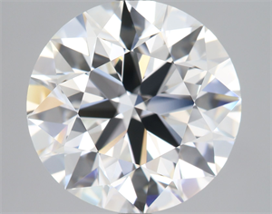 Picture of Natural Diamond 4.01 Carats, Round with Excellent Cut, F Color, VVS2 Clarity and Certified by GIA