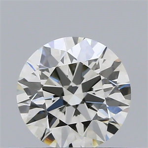 Picture of Natural Diamond 0.40 Carats, Round with Excellent Cut, J Color, VS2 Clarity and Certified by GIA