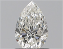 Natural Diamond 0.75 Carats, Pear with  Cut, H Color, IF Clarity and Certified by GIA