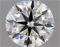 Natural Diamond 0.40 Carats, Round with Very Good Cut, J Color, VVS2 Clarity and Certified by GIA