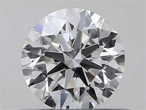 Picture of Natural Diamond 0.40 Carats, Round with Excellent Cut, H Color, VVS2 Clarity and Certified by GIA