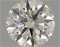 Natural Diamond 0.41 Carats, Round with Excellent Cut, I Color, SI1 Clarity and Certified by IGI