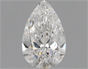 Natural Diamond 1.32 Carats, Pear with  Cut, D Color, VS2 Clarity and Certified by GIA