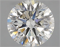 Natural Diamond 2.31 Carats, Round with Excellent Cut, H Color, SI2 Clarity and Certified by GIA