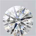 Natural Diamond 2.09 Carats, Round with Excellent Cut, I Color, SI2 Clarity and Certified by GIA